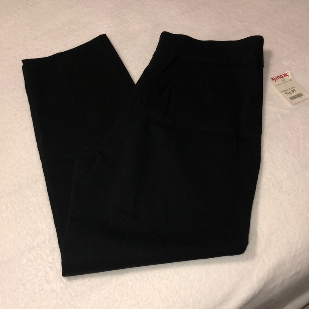 Counterparts silver… black stretch pants